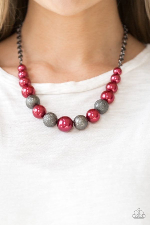 Color Me CEO Red Necklace Paparazzi