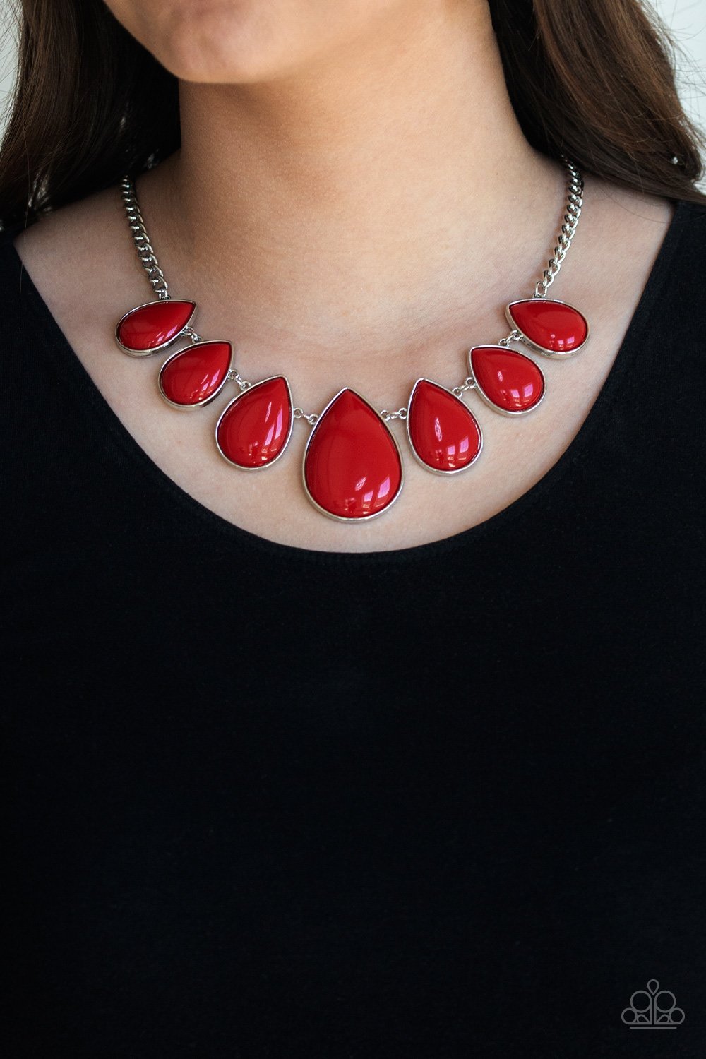 Paparazzi Alluring Andante Red ✧ Necklace