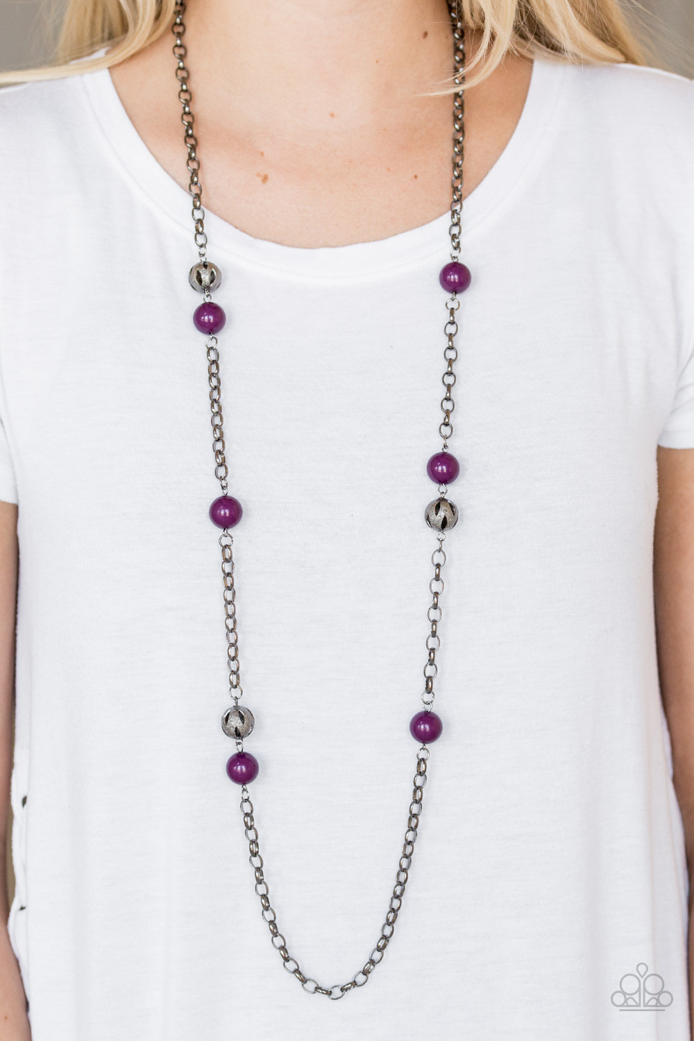 Palm Beach Beauty Purple Necklace – Ericka C Wise, $5 Jewelry