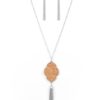 One Night In Casablanca - Silver Paparazzi Necklace - Image 2