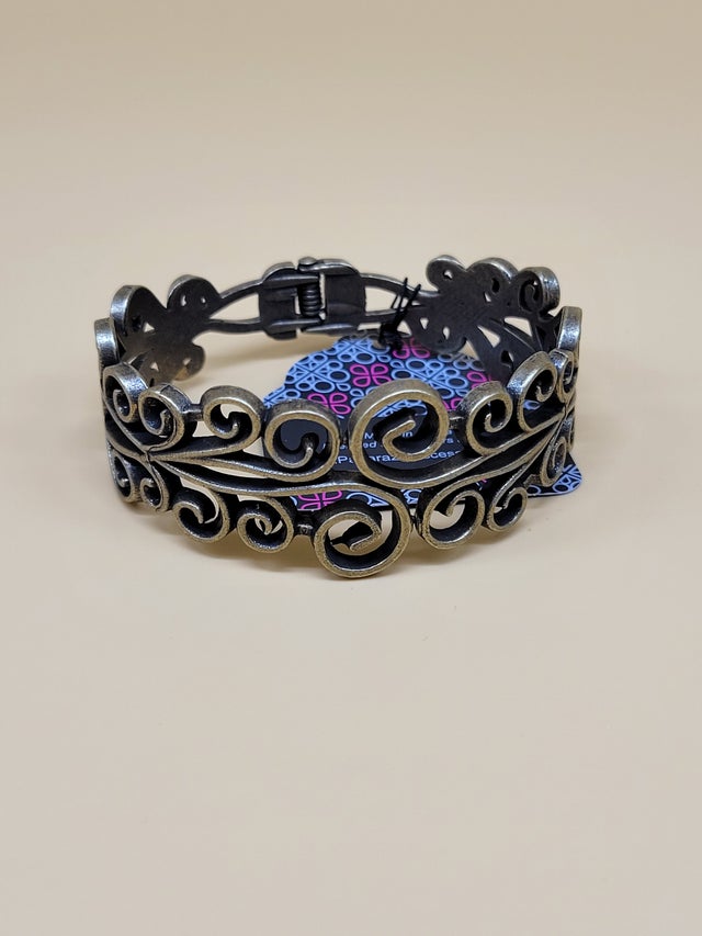 Dressed to FRILL Brass Paparazzi Bracelet